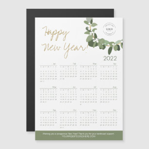 Gott nytt år 2022 Calendar Anpassningsbar Logotyp