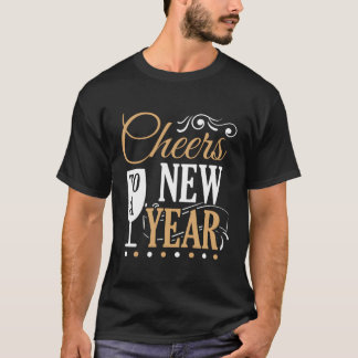 Gott nytt år 2022 Firande-Nyårsaftonen T Shirt