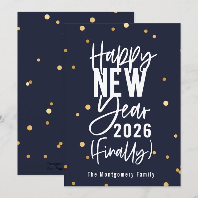 gott nytt år 2022-Helgdag, slutligen Julkort (Fram/baksida)