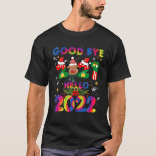 gott nytt år 2022 Nyårsafton farväl 2021 Fam T Shirt