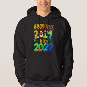 Gott nytt år 2022-Nyårsaftonen farväl 2021 Paj Hoodie