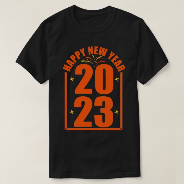 Gott nytt år 2023 4 t shirt (Design framsida)