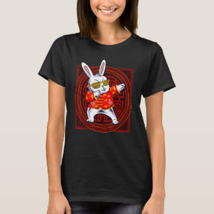 Gott nytt år 2023 Dabbing Rabbit Chinese 12 Zodi T Shirt