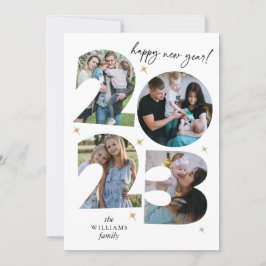 Gott Nytt År 2023 Foto Julkort