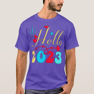 Gott nytt år 2023 Hej 2023 T Shirt