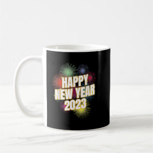 Gott nytt år 2023 Nyårsafton Party Kaffemugg