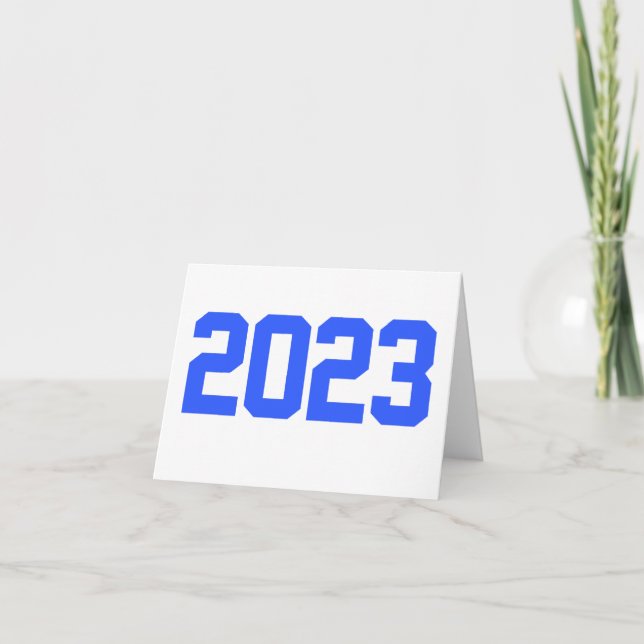 Gott nytt år 2023 - nytt år 2023 tack kort (Framsida)
