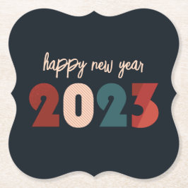 Gott nytt år 2023 säsong julafton underlägg papper