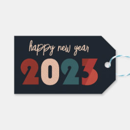 Gott nytt år 2023 text julafton träd presentetikett