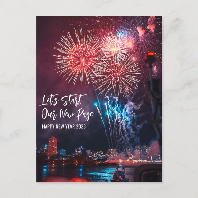 Gott nytt år 2023 vykort (Framsida)