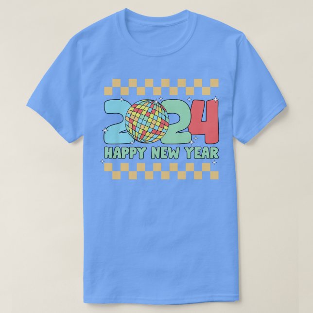 Gott nytt år 2024 5 t shirt (Design framsida)