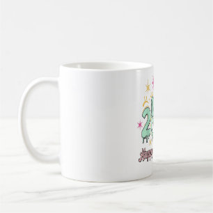 Gott nytt år 2024 Adjö 2023 Hej 2024 Kaffemugg