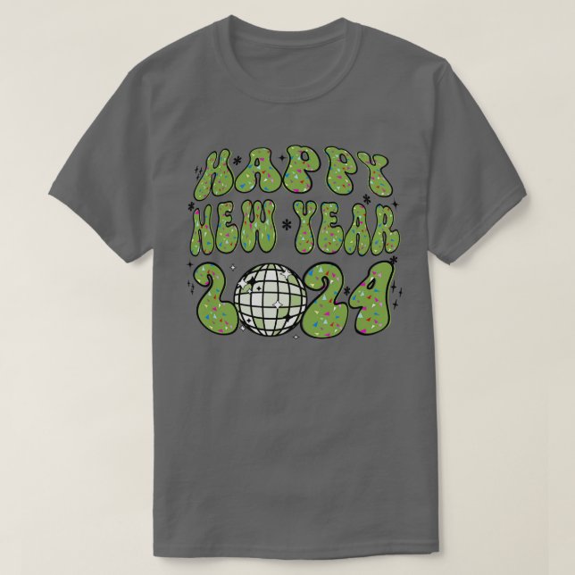Gott nytt år 2024 BallShaped 1 T Shirt (Design framsida)