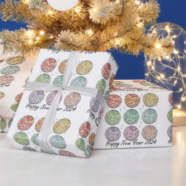 Gott nytt år 2024: Disco Boll - nytt år Presentpapper