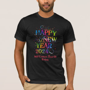 Gott nytt år 2024 Färg Nyårsafton T Shirt