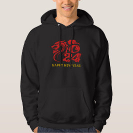 Gott nytt år 2024 hoodie