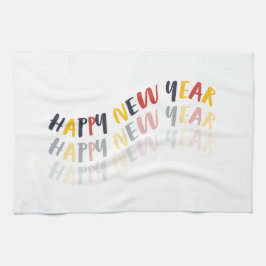 Gott nytt år 2024 kökshandduk