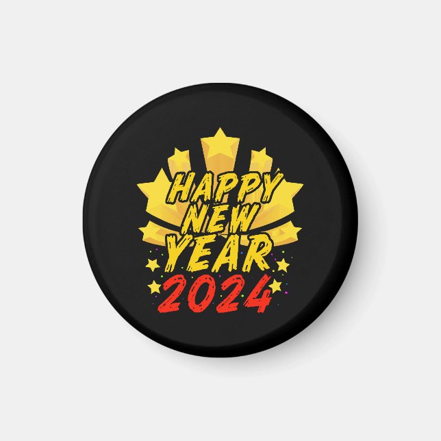Gott nytt år 2024  magnet (Framsidan)