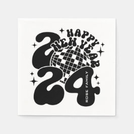 Gott nytt år 2024 pappersservett