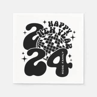 Gott nytt år 2024 pappersservett