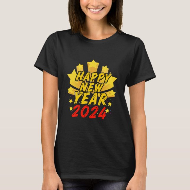 Gott nytt år 2024  t shirt (Framsida)