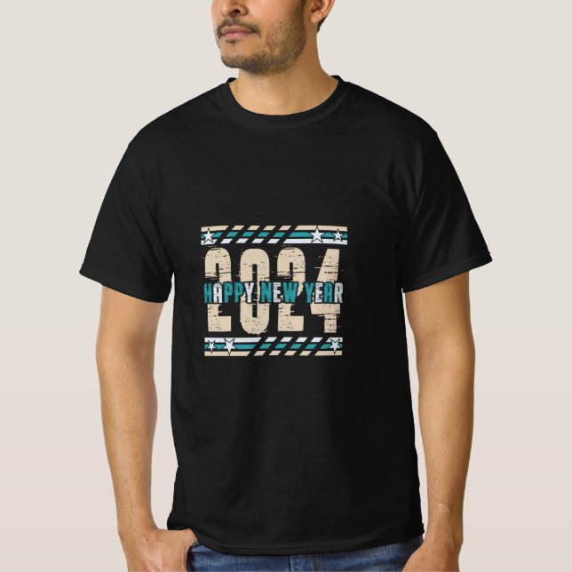 Gott nytt år 2024 t shirt (Framsida)