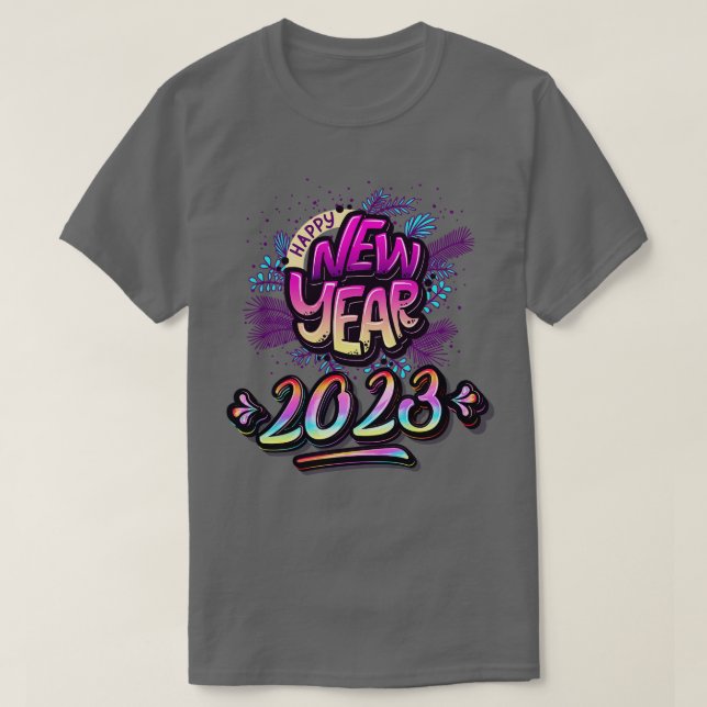 Gott nytt år 2024 USA T Shirt (Design framsida)