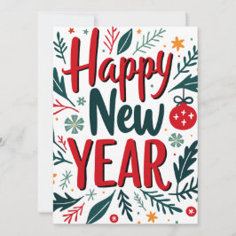 "Gott nytt år 2025 🎆 Fyrverkeri Extravaganza!" Julkort