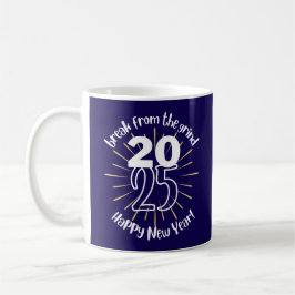 Gott nytt år 2025 Kaffe kopp