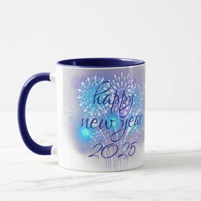 gott nytt år 2025 kaffe mugg (Vänster)