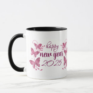 gott nytt år 2025 mugg