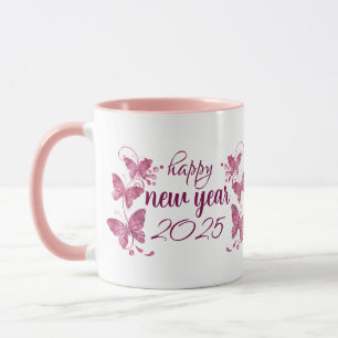 gott nytt år 2025 mugg