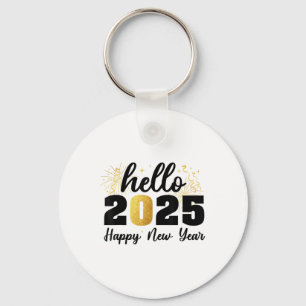 Gott nytt år 2025 Nyårsfest Vänner Familj  Nyckelring
