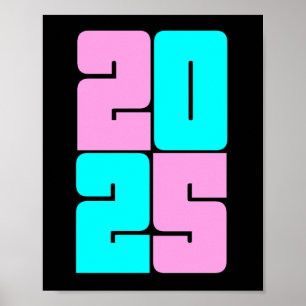 Gott nytt år 2025 poster