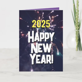Gott nytt år 2025 Skicka via text Du kan hämta Helgkort