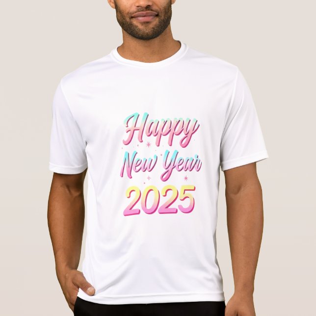 Gott nytt år 2025 t shirt (Framsida)