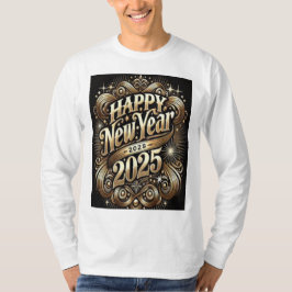 Gott nytt år 2025 T-Shirt A Modern Firande