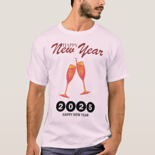 "Gott nytt år 2025 - Vibrant Champagne Toast Tee