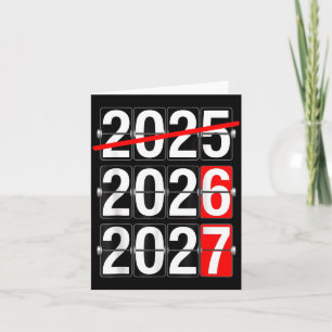 Gott nytt år 2026 2027 67 Meme Sex Sju Roligt Kort