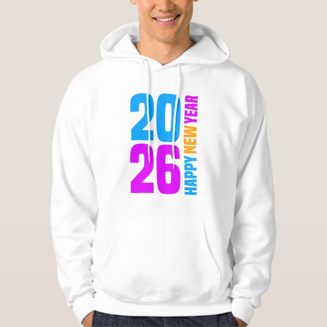 Gott nytt år 2026-34568 hoodie (Framsida)