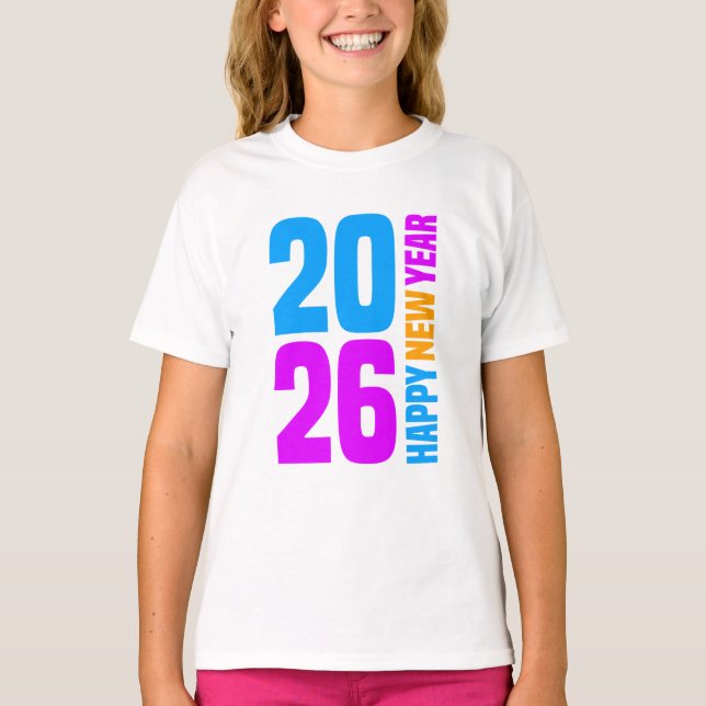 Gott nytt år 2026-34568 t shirt (Framsida)