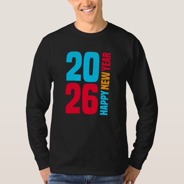 Gott nytt år 2026-34568 t shirt (Framsida)