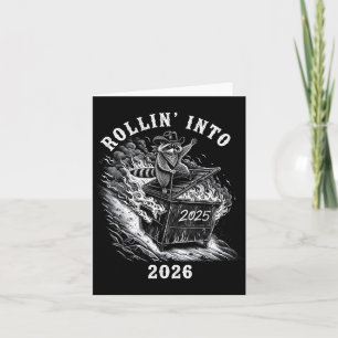 Gott nytt år 2026 Adjö 2025 Hej 2026 Familj Kort