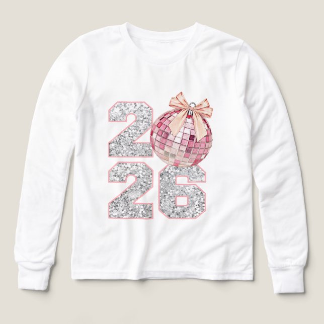 Gott nytt år 2026 barn t shirt (Design framsida)