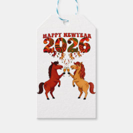 Gott nytt år 2026 – Celebrerar hästar med Cham Presentetikett