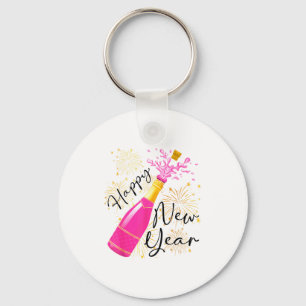 Gott nytt år 2026 Champagne Gott nytt årsafton Nyckelring