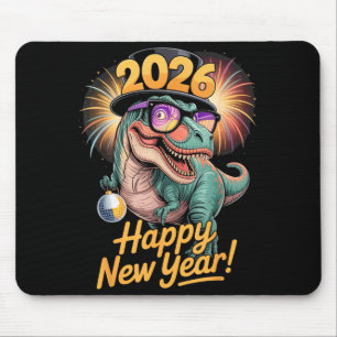 Gott Nytt År 2026 Dinosaur Rollig T-rex Tröja För Musmatta