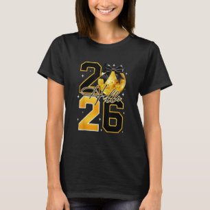 Gott Nytt År 2026 Disco Boll Båge Nyårsafton T Shirt