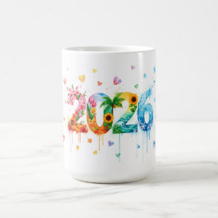 Gott nytt år 2026: Ett år för nya möjligheter Kaffemugg