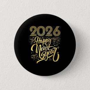 Gott nytt år 2026 Fireworks Knapp